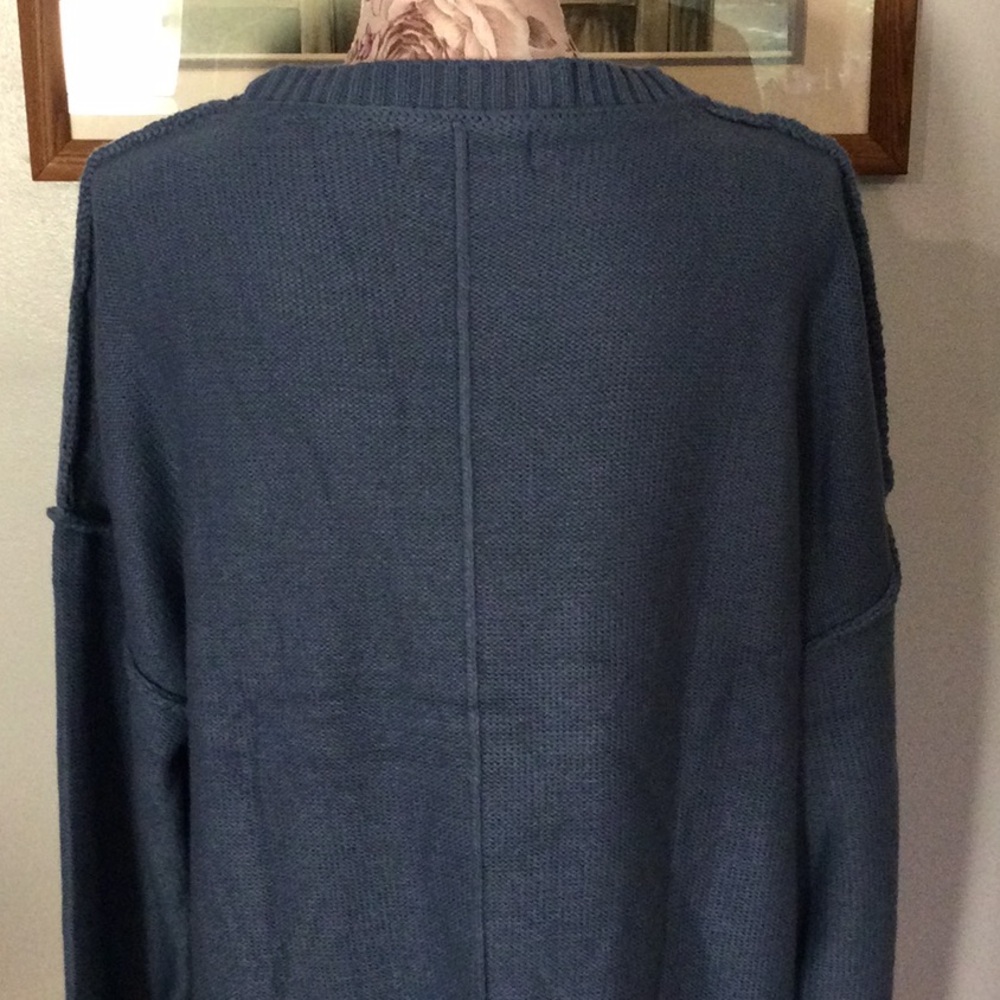 Merokeety Blue Sweater - Picture 6 of 11
